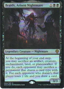 MTG: Dominaria United: Foil Braids, Arisen Nightmare: Lightly Played Condition - Image 1