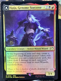 Kuja, Genome Sorcerer - FOIL - MTG - Final Fantasy - FIN - 0232 - RARE ~ NM - Image 3