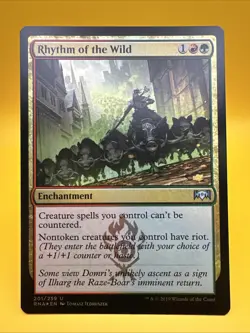 x1 Rhythm of the Wild | Ravnica Allegiance (RNA) | Foil | NM | Magic MTG - Image 1