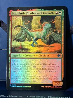 MTG Ixalan Itzquinth, Firstborn of Gishath Foil LCI NM - Image 1