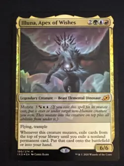 1x Foil Illuna Apex of Wishes (190) Ikoria: Lair of Behemoths LP MTG Magic x1 - Image 1