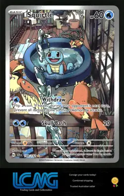 Pokemon TCG SV07: Stellar Crown #148/142 Squirtle - Image 1