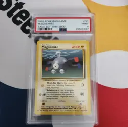 1999 Pokemon Game Magnemite 1st Edition Shadowless 53/102 PSA 9 Mint - Image 1