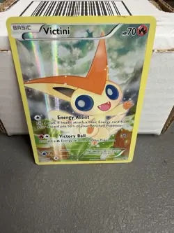 Pokemon TCG - Victini XY117 - Holo Promo - XY Black Star Promo (2016) - MP - Image 1