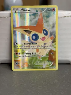 Pokemon TCG - Victini XY117 - Holo Promo - XY Black Star Promo (2016) - MP - Image 2