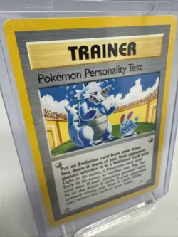 Pokemon Personality Test 102/105 Neo Destiny Unlimited | Vintage LP + Toploader - Image 2