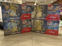 4x Pokemon Surging Sparks ETB & Booster Bundle Costco Pack Sealed *Lot Of 4* - Image 1