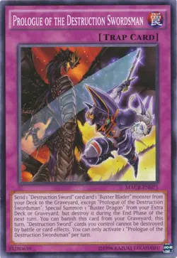 Yugioh! LP Prologue of the Destruction Swordsman - MACR-EN075 - Common - Unlimit - Image 1