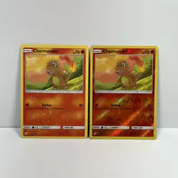 Pokemon 2019 Team Up Charmander Reverse Holo Card 12/181 NM-LP - Image 1