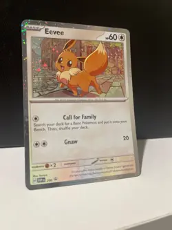 Eevee - SVP 200 Pokemon TCG Destined Rivals Cosmos Holo Black Star Promo Card - Image 2