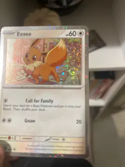 Eevee - SVP 200 Pokemon TCG Destined Rivals Cosmos Holo Black Star Promo Card - Image 4