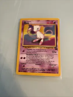 Pokemon Card Mew Black Star Promo 8 Lp/Nm - Image 1