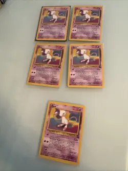 Pokemon Card Mew Black Star Promo 8 Lp/Nm - Image 3