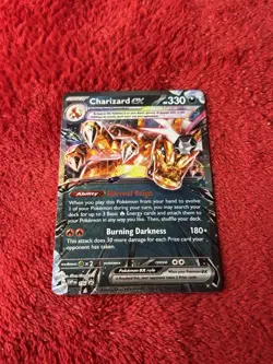 Charizard ex 196 Sv: Scarlet & Violet Promo Cards Holo Pokemon Card Near Mint - Image 1