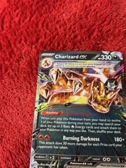 Charizard ex 196 Sv: Scarlet & Violet Promo Cards Holo Pokemon Card Near Mint - Image 3