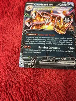 Charizard ex 196 Sv: Scarlet & Violet Promo Cards Holo Pokemon Card Near Mint - Image 4