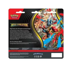 Pokemon Trading Card Game: Mega Evolution Three-Booster Blister-Golduck - Image 2
