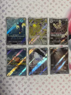 Pokemon TCG- Japanese Art Rare/Ar Lot Mixed Set 6 Cards NM/M - Image 1
