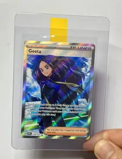Geeta 218/197 (NM) IR Scarlet & Violet: Obsidian Flames 2023 Pokemon Card - Image 3