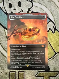 The One Ring (Borderless) (LTR Bundle) MTG Unique and Miscellaneous Promos - Image 1