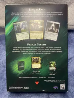 MTG Commander 2019 PRIMAL GENESIS Commander Deck FACTORY SEALED - Image 5