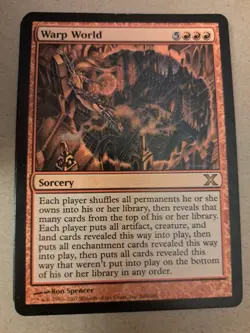 Warp World ~ Tenth Edition [ Excellent ] [ Magic MTG ] - Image 1