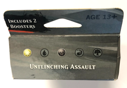 MTG Fate Reforged UNFLINCHING ASSAULT W/B Intro Pack + 2 Boosters 2015 - Image 3