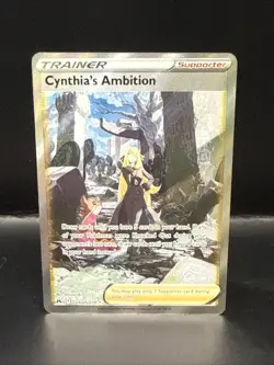Pokemon TCG Cynthia's Ambition Crown Zenith: Galarian Gallery GG60/GG70 A - Image 1