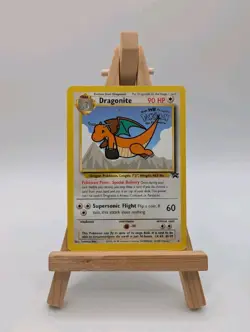 Pokemon TCG Dragonite 5 Black Star Promo Card WB The First Movie (LP) - Image 1