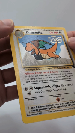 Pokemon TCG Dragonite 5 Black Star Promo Card WB The First Movie (LP) - Image 2