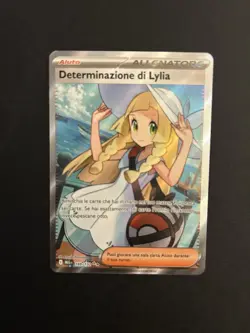 🇮🇹pokemon Determinazione Di Lylia 169/132 Full Art Mega Evoluzione ITA NM - Image 1