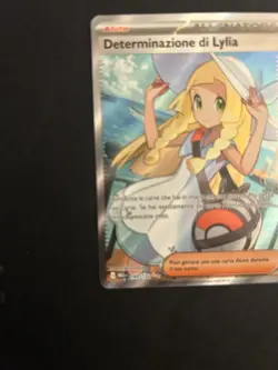🇮🇹pokemon Determinazione Di Lylia 169/132 Full Art Mega Evoluzione ITA NM - Image 5