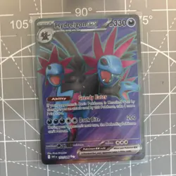 Hydreigon Ex Black Bolt White Flare Full Art Rare Holo 161/086 Pokemon TCG - Image 2