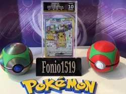 2024 Pokemon SV8 JP Super Electric Breaker # 122 Pikachu secret rare ex GG 10 - Image 1