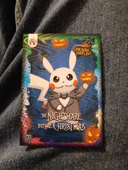 POKEMON PIKACHU COSPLAY! *THE NIGHTMARE BEFORE CHRISTMAS* #117 - HOLOGRAPHIC - Image 1