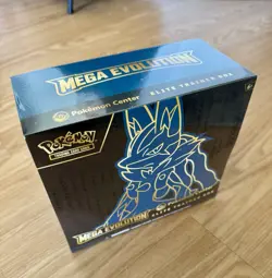 Pokemon Center ETB Mega Evolution Lucario Elite Trainer Box - Image 1