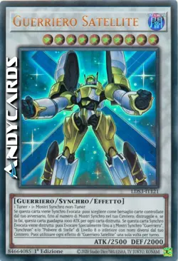 GUERRIERO SATELLITE • (Satellite Warrior) • Ultra R • LDS3 IT121 • 1Ed • Yugioh! - Image 1