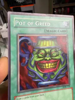 Pot of Greed Rare LOB 119 Faded MP Yugioh - Image 4
