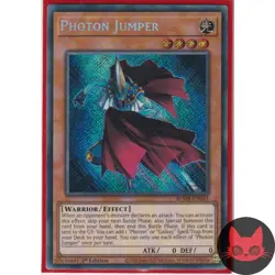 Yugioh Photon Jumper BLMR-EN043 Secret Rare 1st Edition NM - Image 1