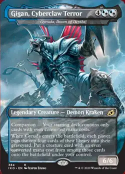 Gigan, Cyberclaw Terror -Foil Light Play MTG Ikoria: Lair of Behemoths - Image 1
