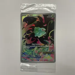 Pokemon Card Bulbasaur 133/132 Mega Evolution Stamped Promo Sealed - Image 1