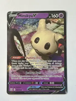 Mimikyu V 62/163 - Battle Styles - Rare V - Pokemon Card TCG - Image 1
