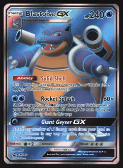 Blastoise GX - SM189 - Full Art - Black Star Promo - Pokemon Card 8 - Image 1