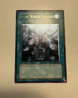 Yugioh YuGiOh! LP Dark World Dealings STON-EN038 Ultimate Rare 1st Edition Card - Image 2
