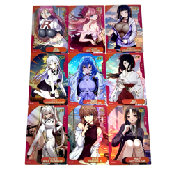 Senpai Goddess Haven 4: Complete ZR Set of 9 Goddess Story CCG Cards - Image 1