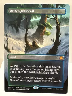 Misty Rainforest (Borderless) Special Guests Regular Near Mint - Image 1