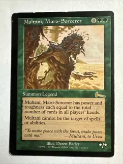 Multani Mario-Sorcerer X1 Urza’s Legacy Played Condition See Pics Front Back - Image 1