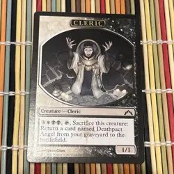 Cleric Token X2 Magic the Gathering MTG Gatecrash Free Shipping - Image 3