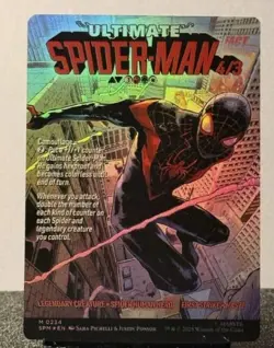 Miles Morales - Ultimate Spider-Man Borderless FOIL 0234 MTG Marvel - Image 2