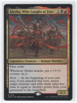 #115 2024 Foundations Alesha, Who Laughs at Fate Rare - Image 1